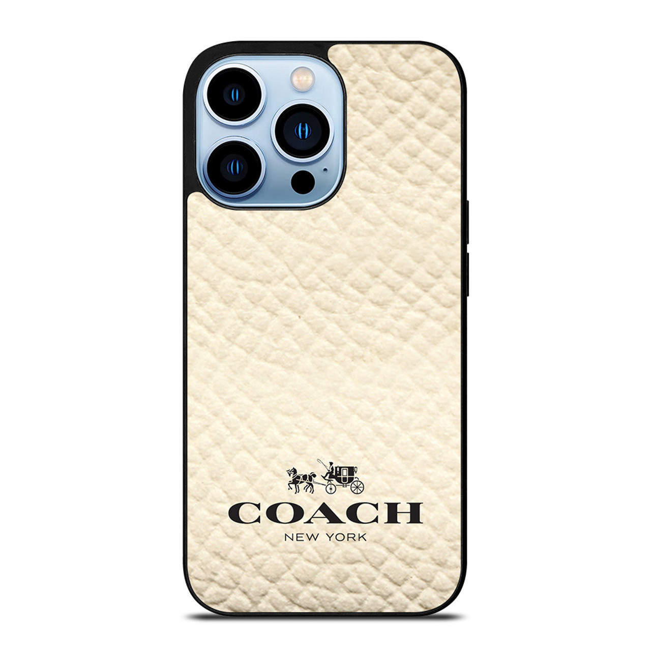 COACH NEW YORK WHITE iPhone 13 Pro Max Case Cover